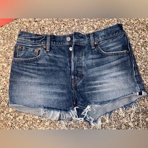 Like new LEVI blue jean shorts! Size 28